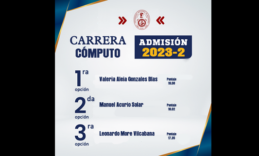 Carrera por el cómputo UNI 2023-II