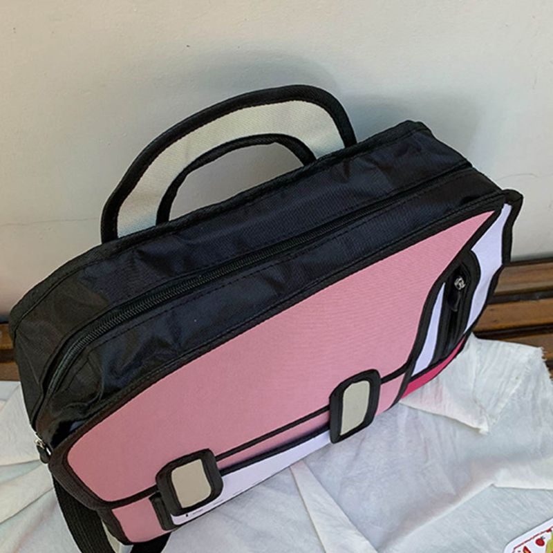 Mochila de dibujo 2D de moda unisex